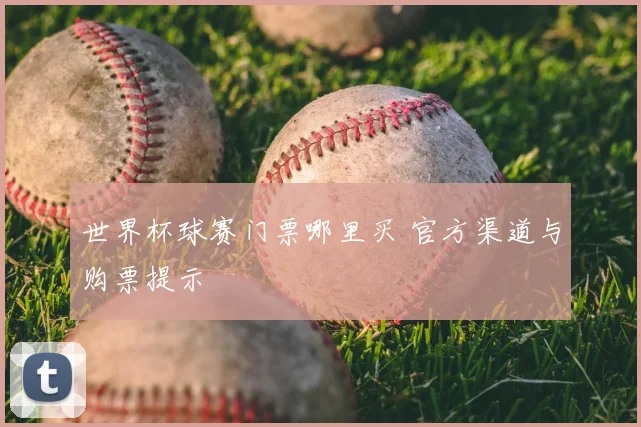 世界杯球赛门票哪里买 官方渠道与购票提示