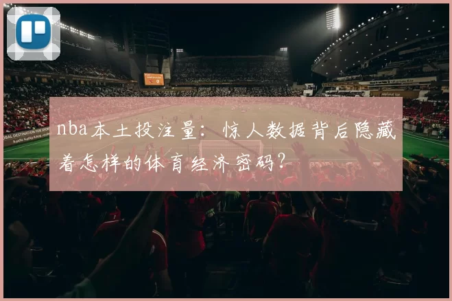 nba本土投注量:惊人数据背后隐藏着怎样的体育经济密码?